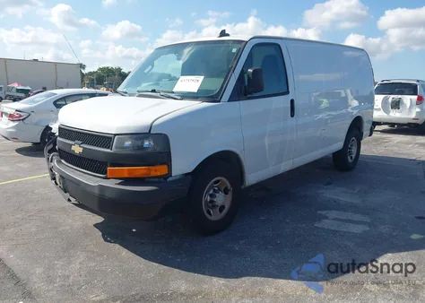 2018 Chevrolet Express 2500 Work Van из США, поврежденный, VIN 1GCWGAFP2J1288602